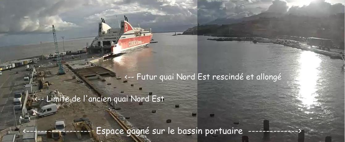 Montage Romain Roussel d'apr&egrave;s webcam du port de Bastia (25/11/2016)