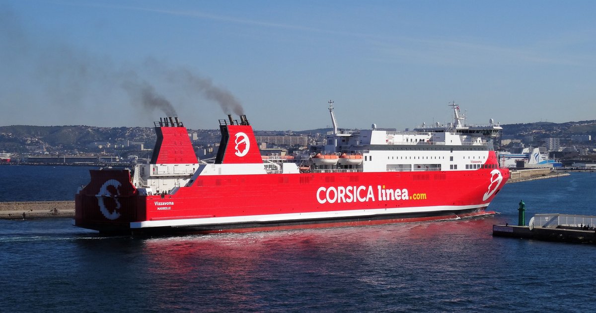 Le Vizzavona arrivant &agrave; Marseille, en juillet 2018 ; photo : Jean-Pierre Fabre