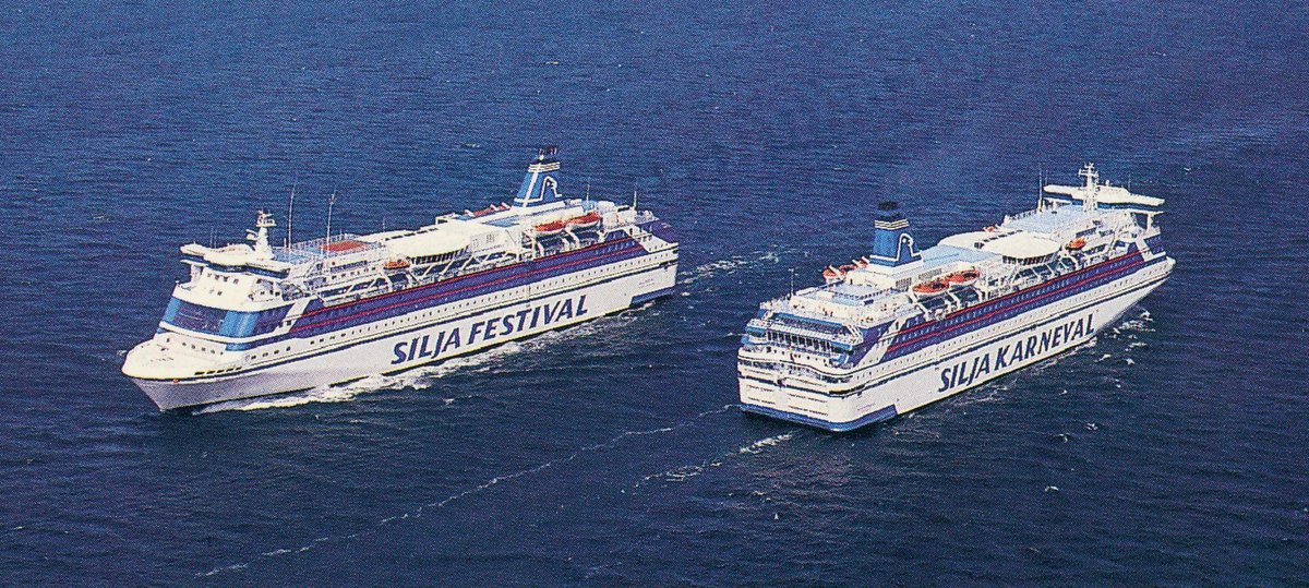 Croisement en mer Baltique des deux bateaux jumeaux : bient&ocirc;t de nouveau en M&eacute;diterran&eacute;e ?